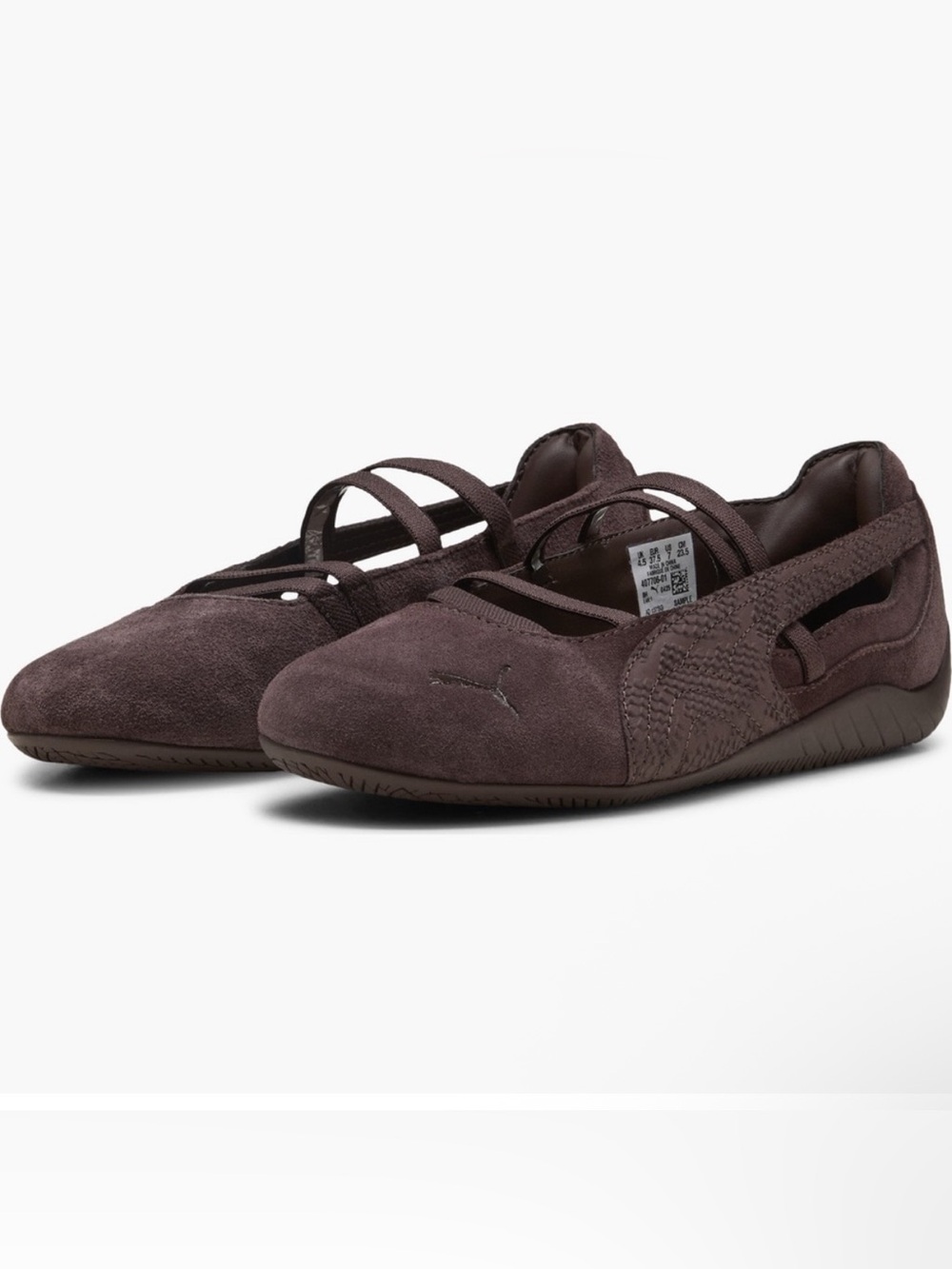 Puma Speedcat Ballet Ballerina Sneakers Brown - Picture 2 of 5